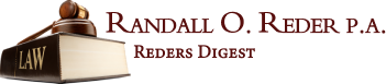 Florida Appellate Legal Resources | Randall O. Reder - Tampa, FL